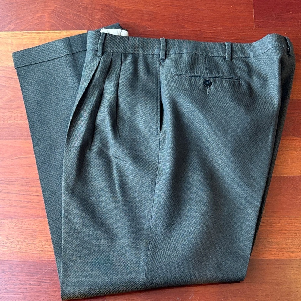 Forest Green Tailored Dress Pants - 40 x 32